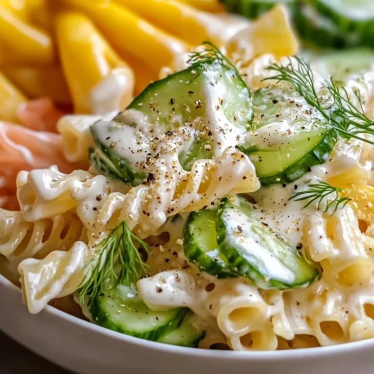 Healthy Cucumber Pasta Salad