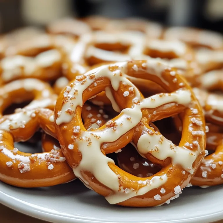 Amazing White Chocolate Pumpkin Spice Pretzels in 20 Minutes