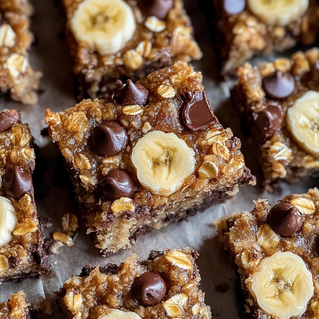 Banana Oatmeal Bars