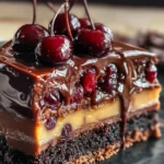 Black Forest Chocoflan Cake