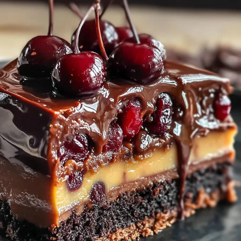Black Forest Chocoflan Cake