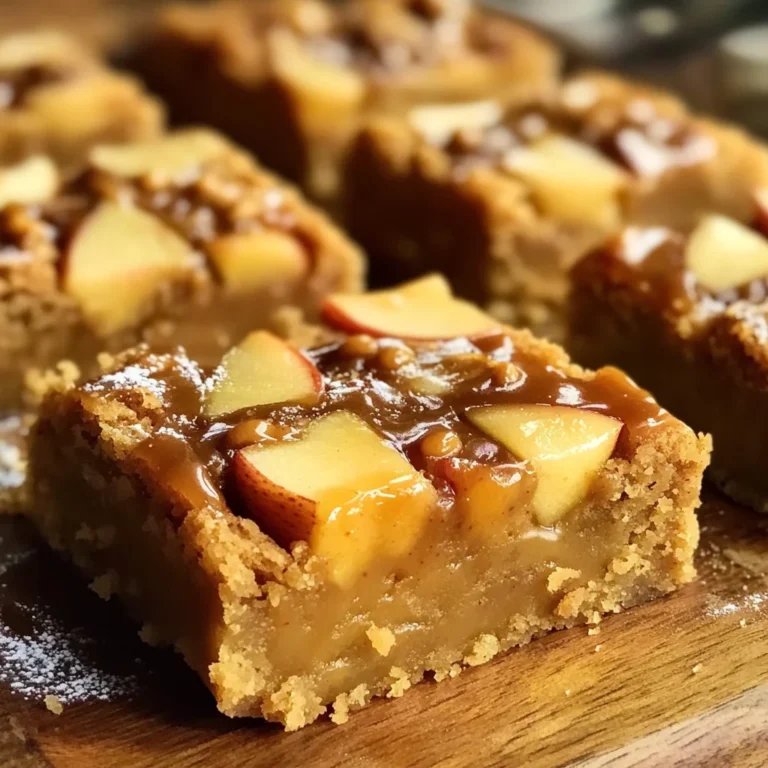 Caramel Apple Blondies