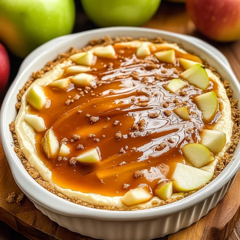 Caramel Apple Cheesecake Dip