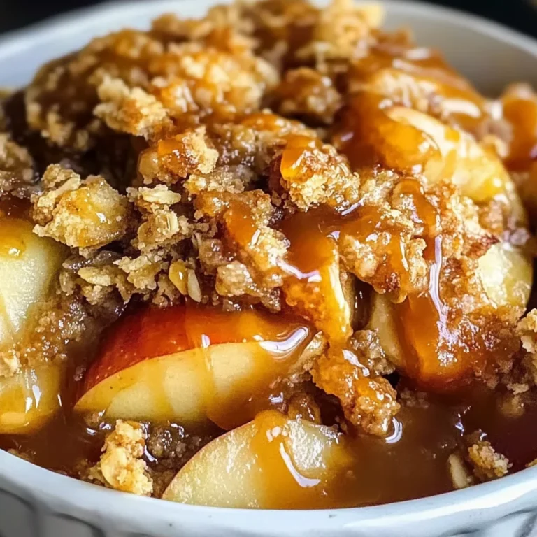Caramel Apple Crisp