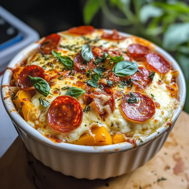 Cottage Cheese Pizza Bowl