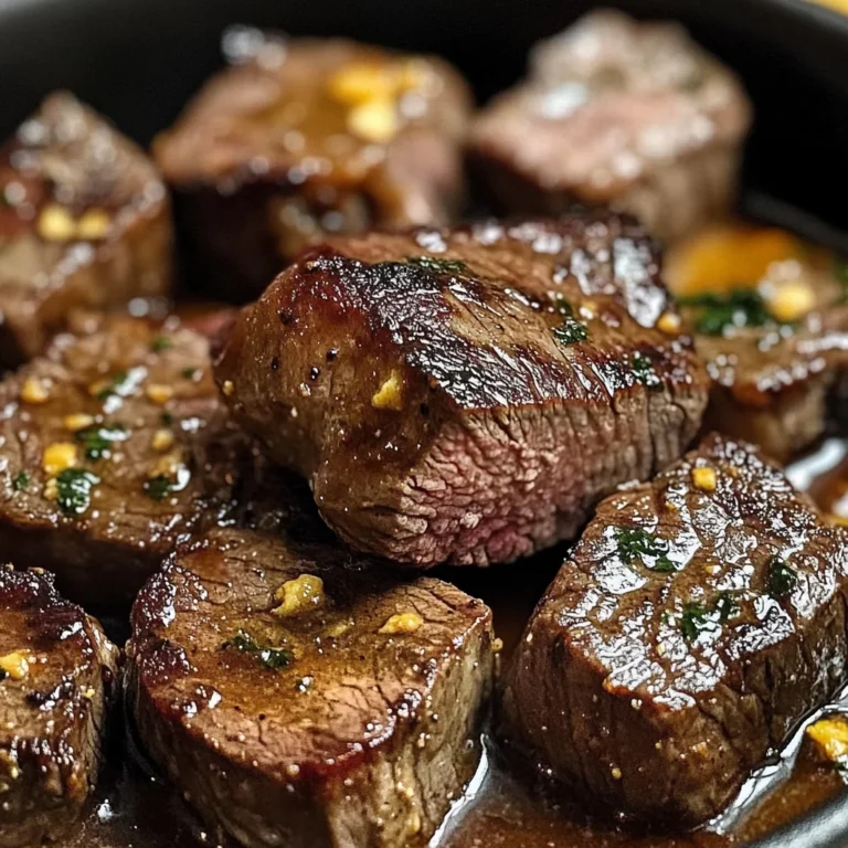 Cowboy Butter Steak Bites
