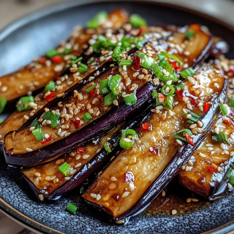 Crispy Eggplant Tossed in Garlic Soy Glaze