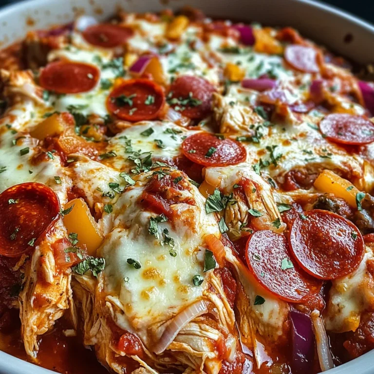 Crockpot Pizza Chicken