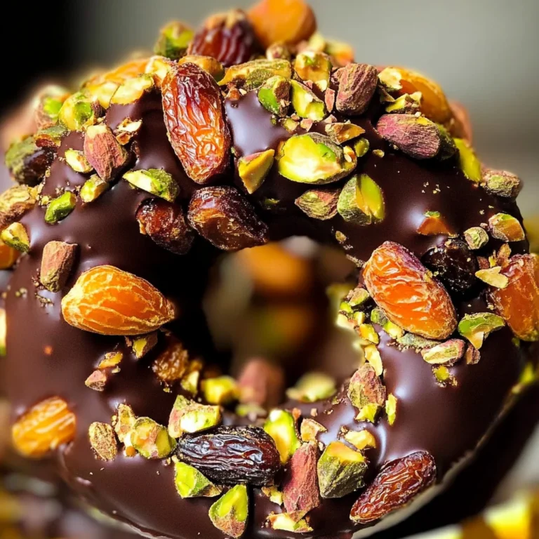 Date Pistachio Chocolate Wreaths
