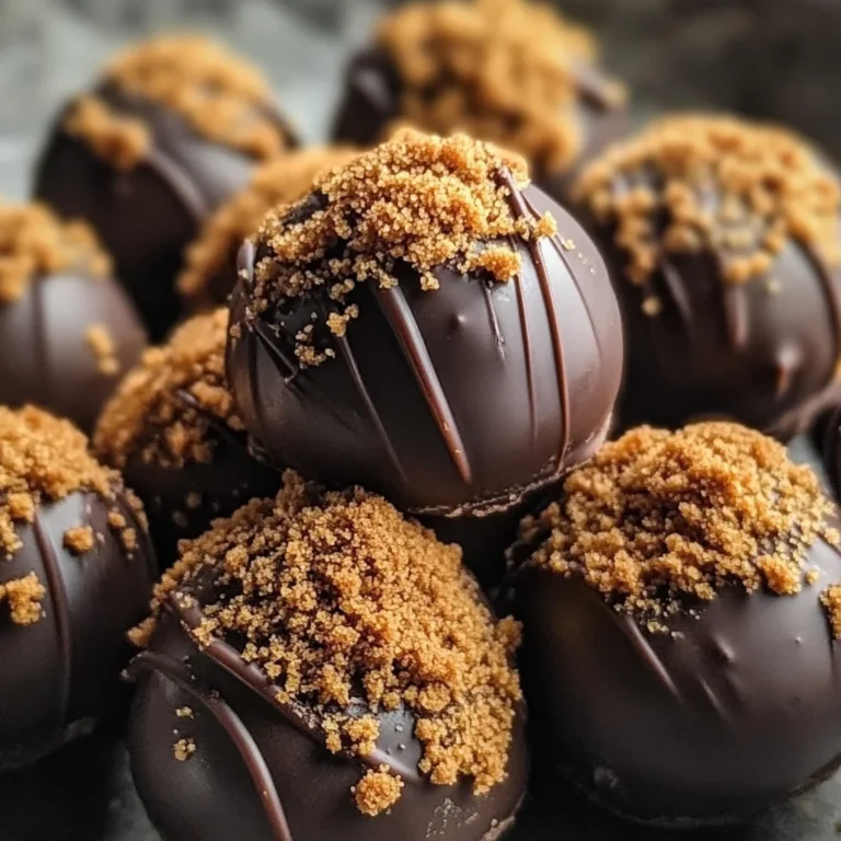 Easy Homemade Biscoff Truffles