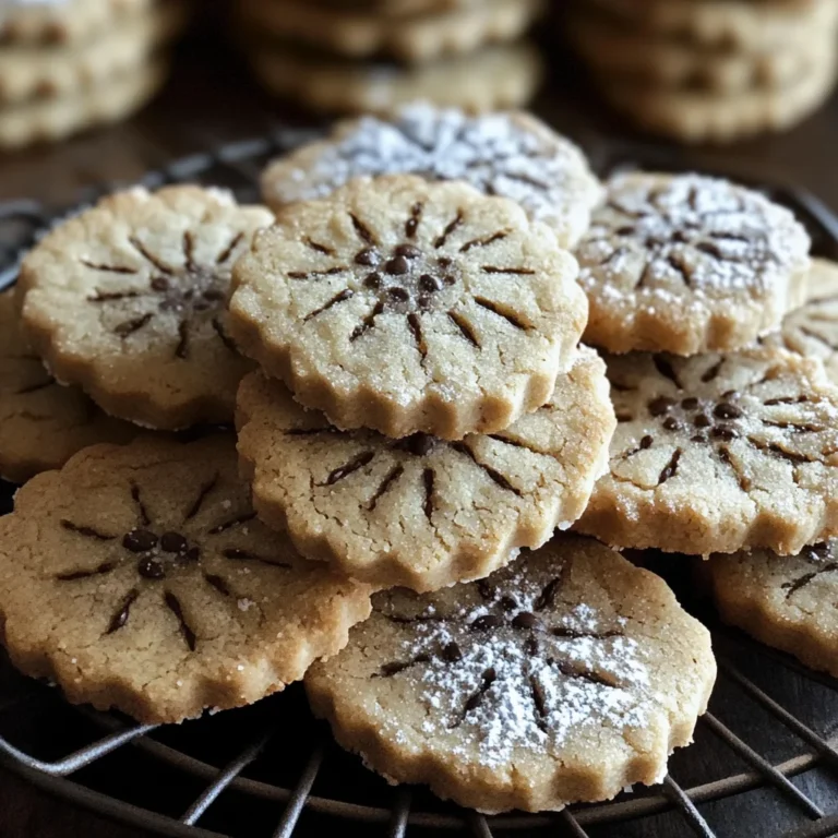Espresso Shortbread Cookies