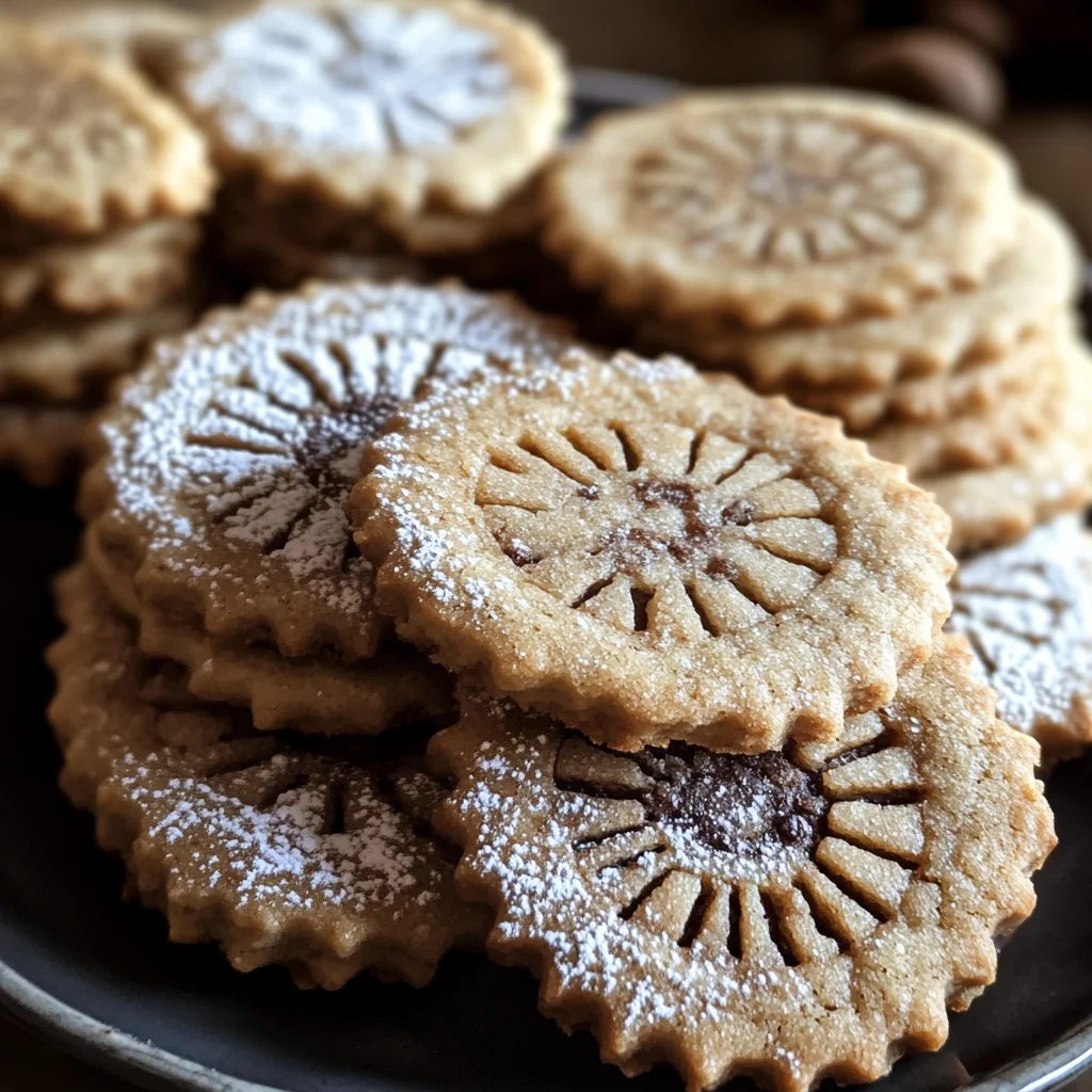 Espresso Shortbread Cookies