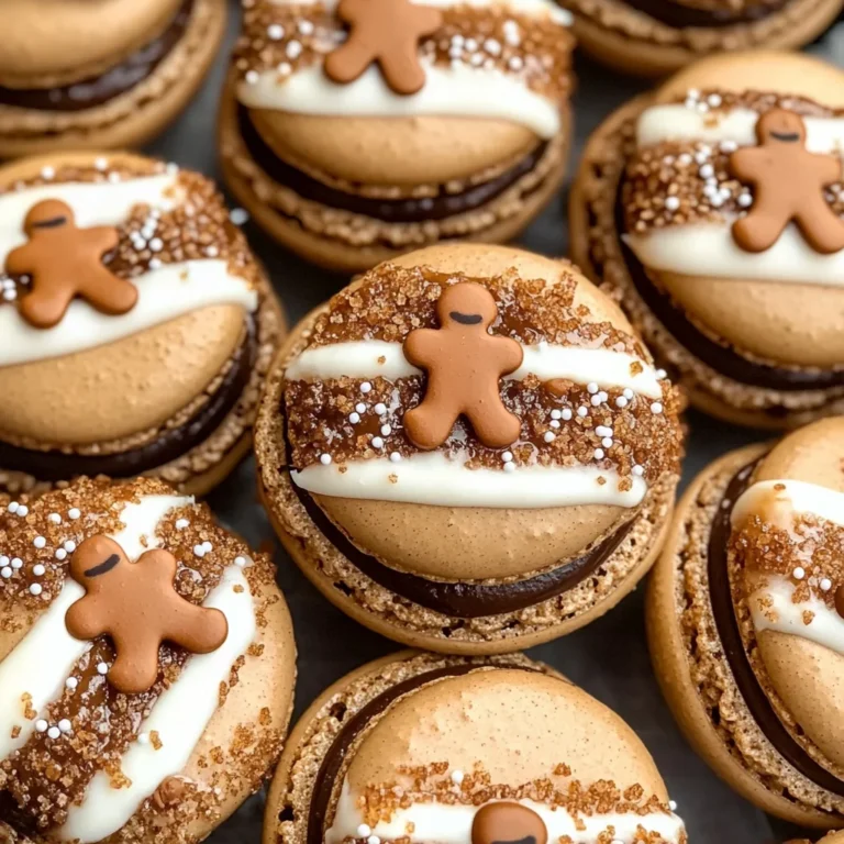 Gingerbread Macarons