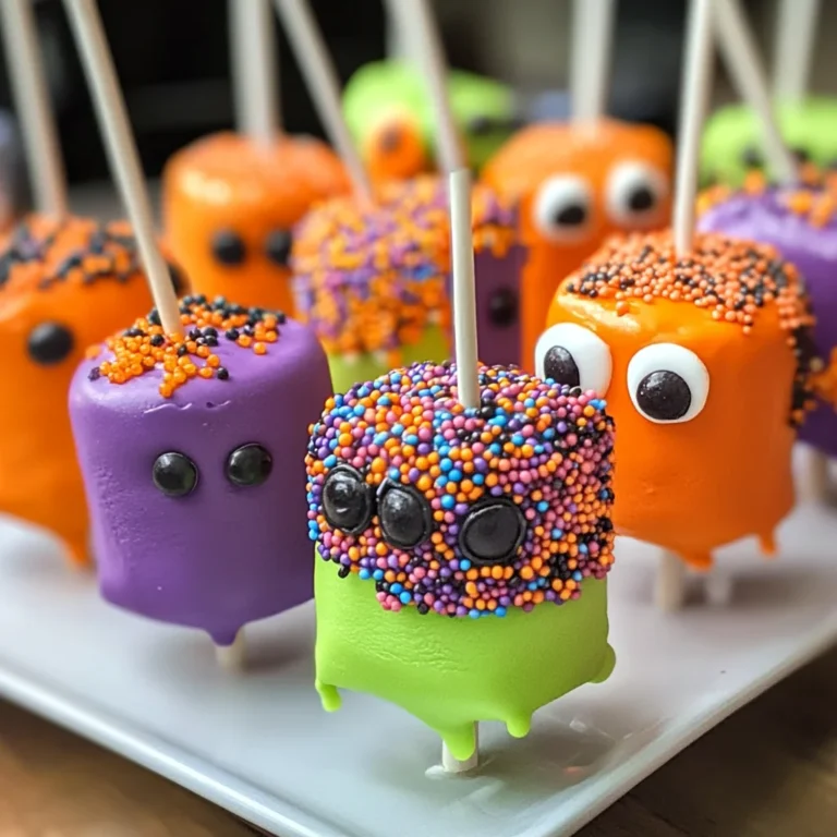 Halloween Marshmallow Pops