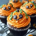 Halloween Pumpkin Cupcakes