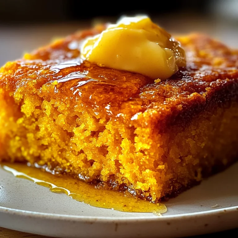 Honey Butter Sweet Potato Cornbread
