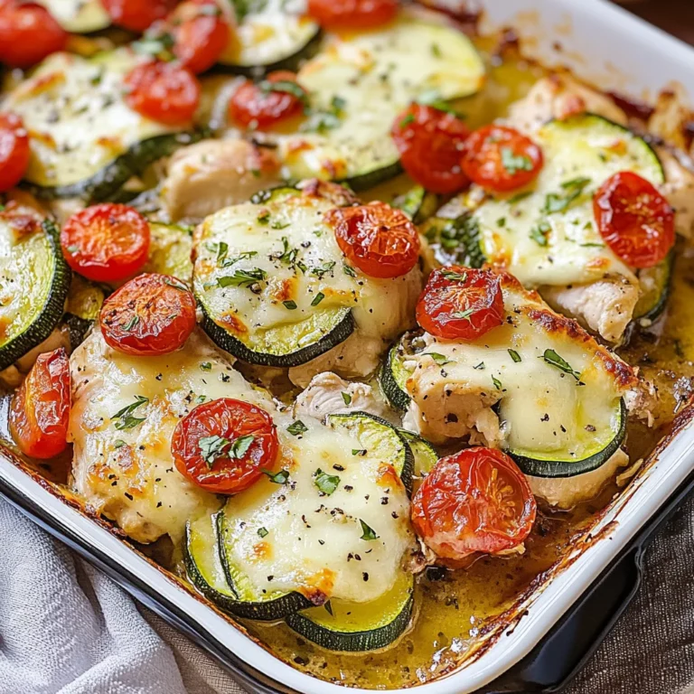 Mediterranean Chicken Zucchini Bake: A Delicious & Healthy Recipe