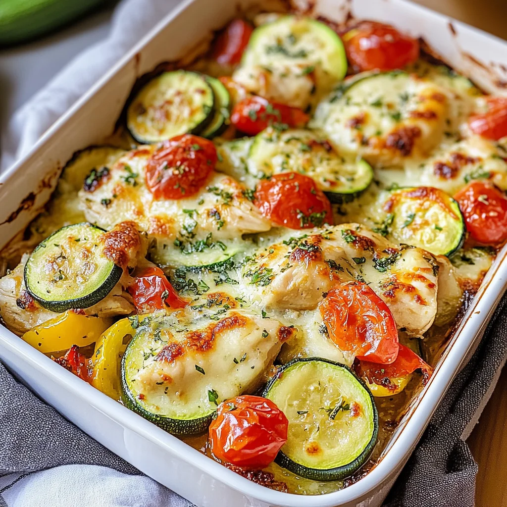 Mediterranean Chicken Zucchini Bake: A Delicious & Healthy Recipe