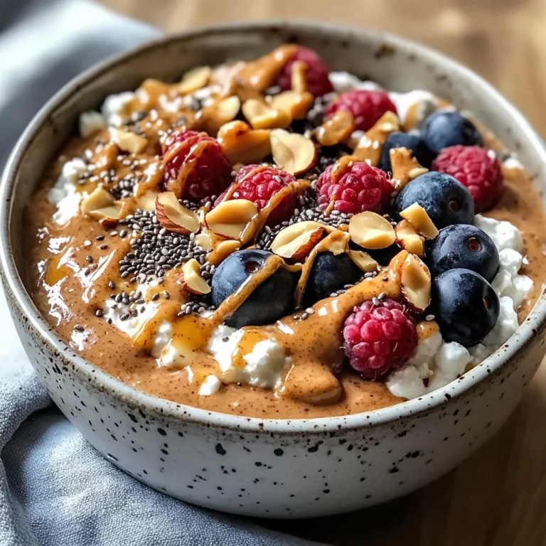 Peanut Butter Cottage Cheese Bowl: A High-Protein Breakfast Idea