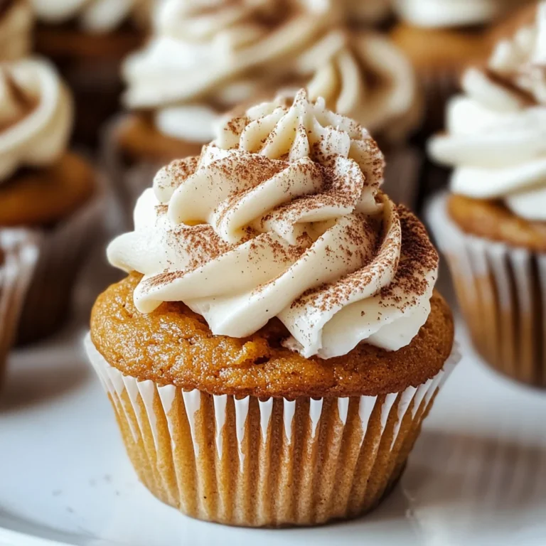Pumpkin Spice Latte Cupcakes