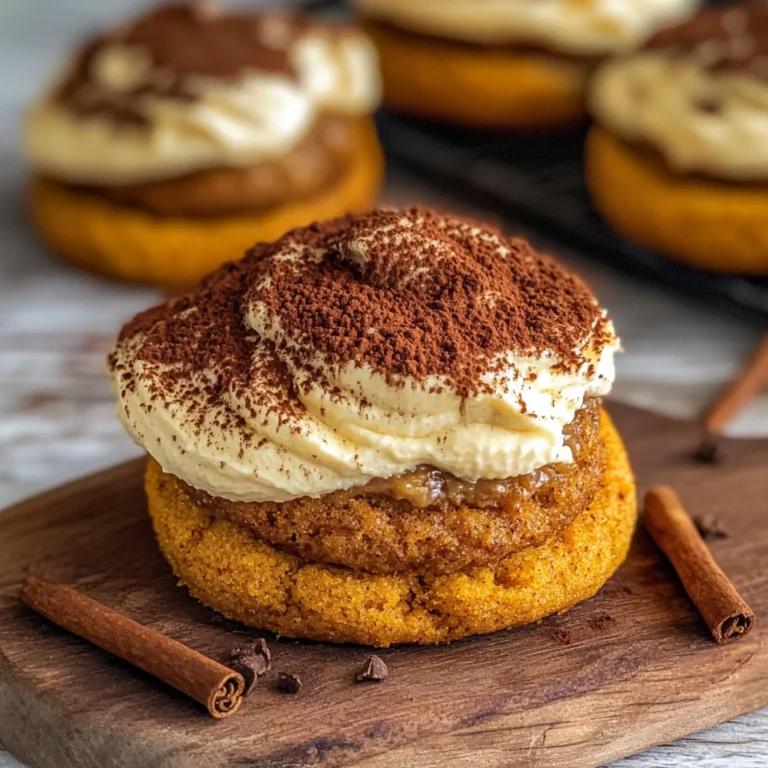 Pumpkin Tiramisu Cookies