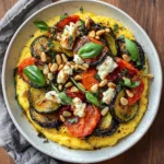 Roasted Ratatouille with Creamy Goat Cheese Polenta