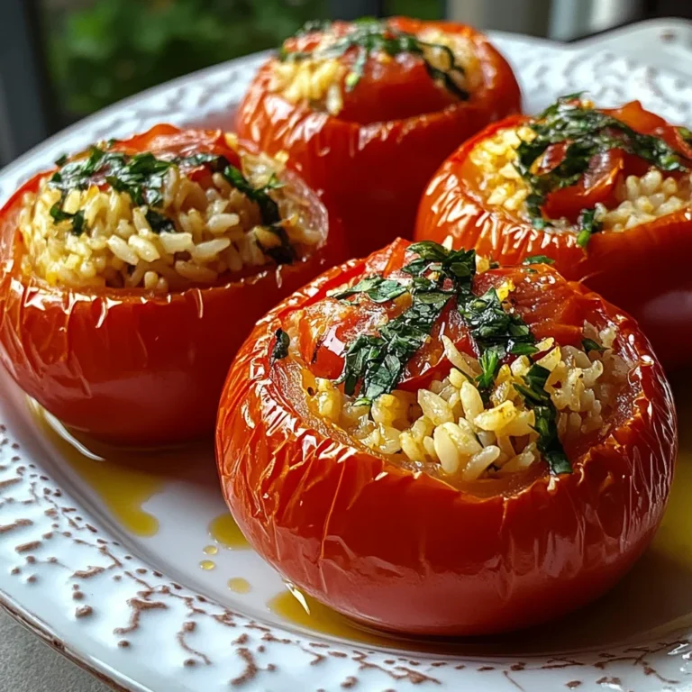 Roman Rice-Stuffed Tomatoes
