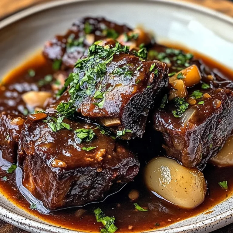 Savory Braised Short Ribs with a French Twist: An Incredible Ultimate Recipe