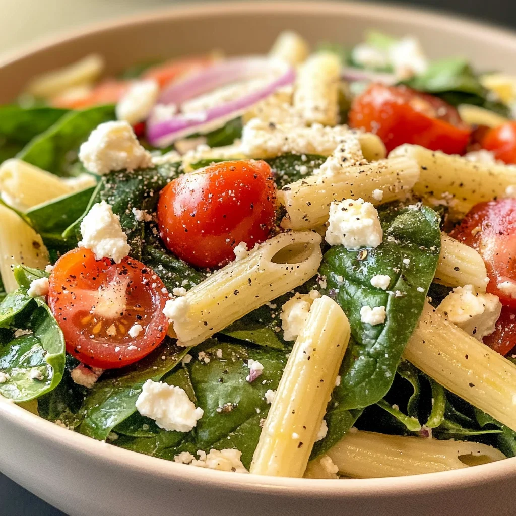 Spinach Pasta Salad