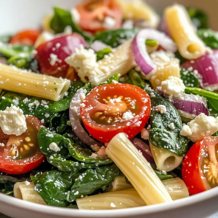 Spinach Pasta Salad