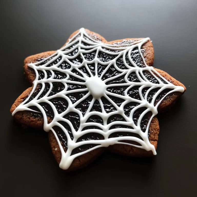 Spooky Creepy Cobweb Cookies That Haunt Taste Buds