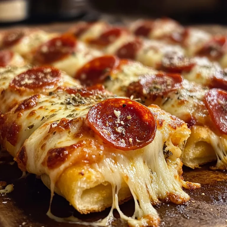 Stuffed Crust Pizza Snacks