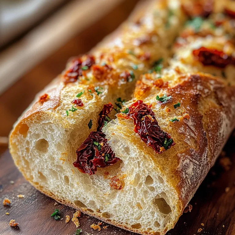 Sun Dried Tomato Vegan Baguette