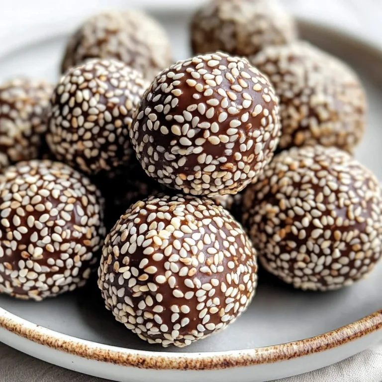 Tahini Chocolate Balls