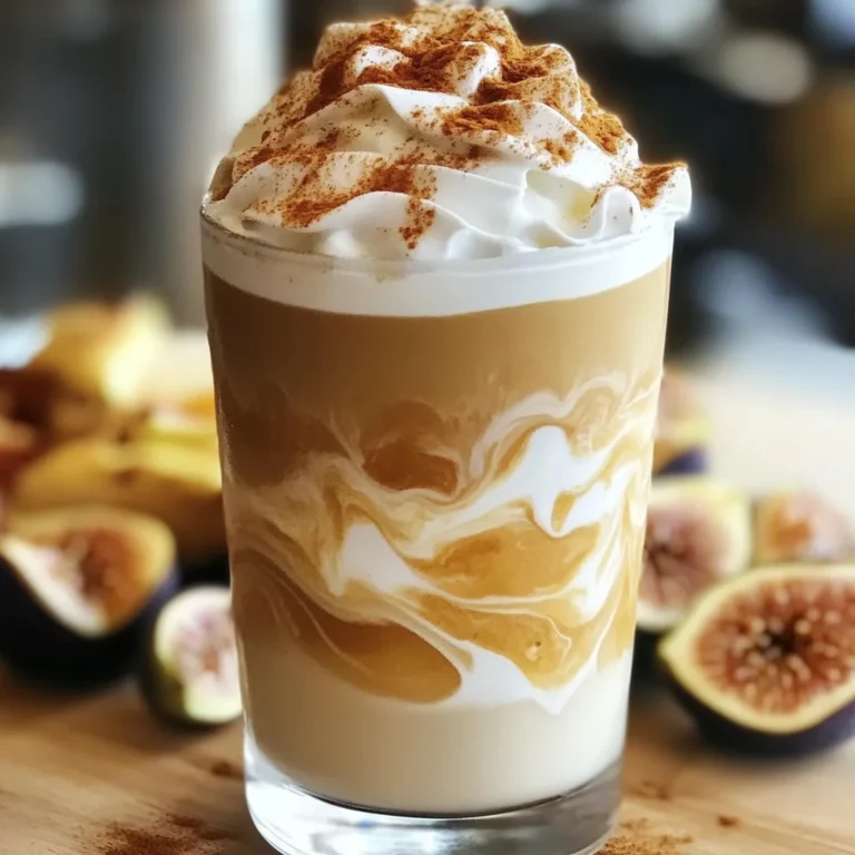 Vanilla Fig Iced Latte