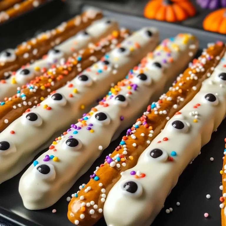 White Chocolate Pretzel Rods