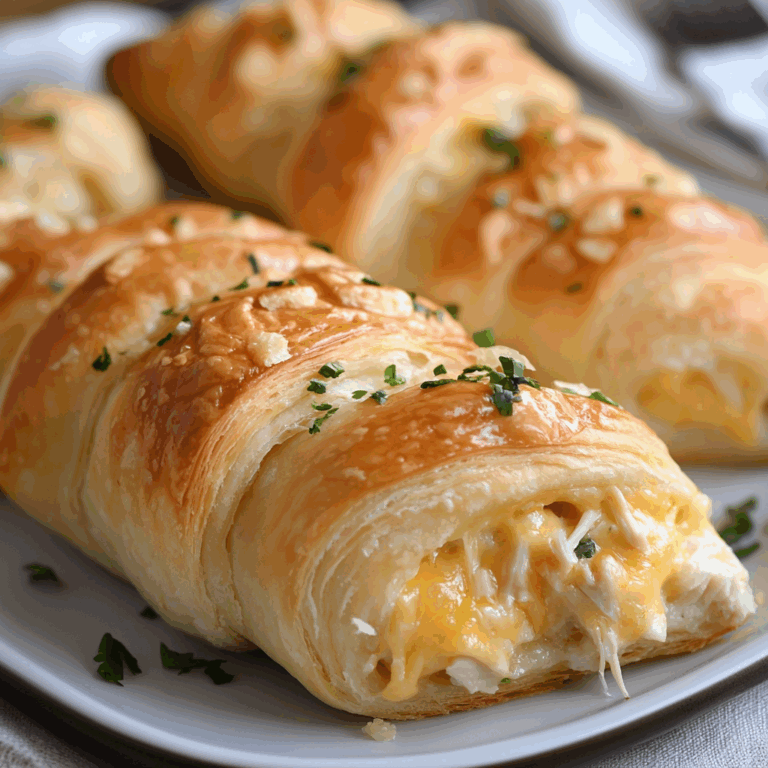 Cheesy Chicken Crescent Rolls
