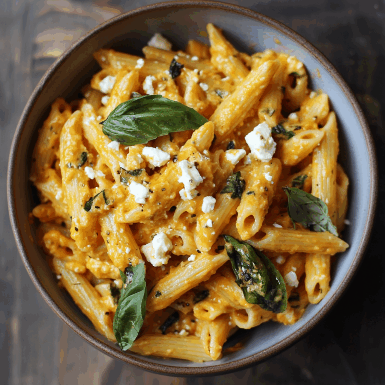 Pumpkin Feta Pasta: A Delicious & Easy Fall Recipe