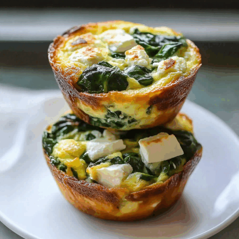 Egg Muffins with Spinach and Feta Recipe
