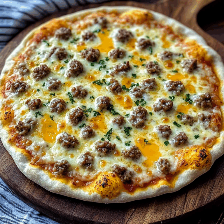 Biscuits Sausage Gravy Pizza