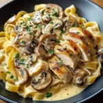 Creamy Chicken & Mushroom Tagliatelle Recipe