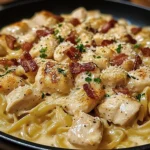 Creamy One-Pan Chicken Carbonara