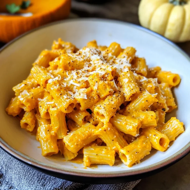 Creamy Parmesan Pumpkin Pasta