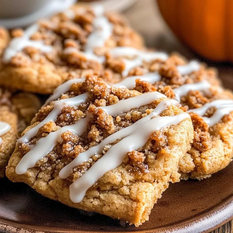 Pumpkin Coffee Cake Cookies