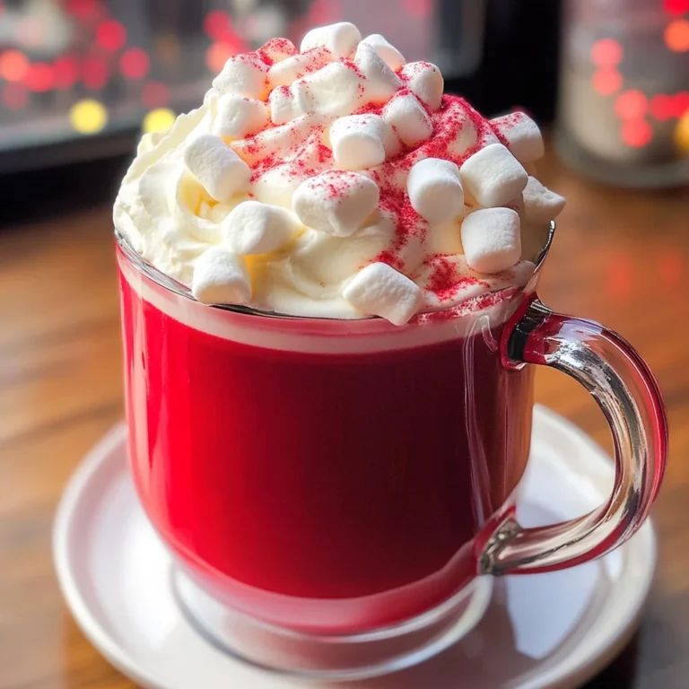 Red Velvet Hot Chocolate Recipe
