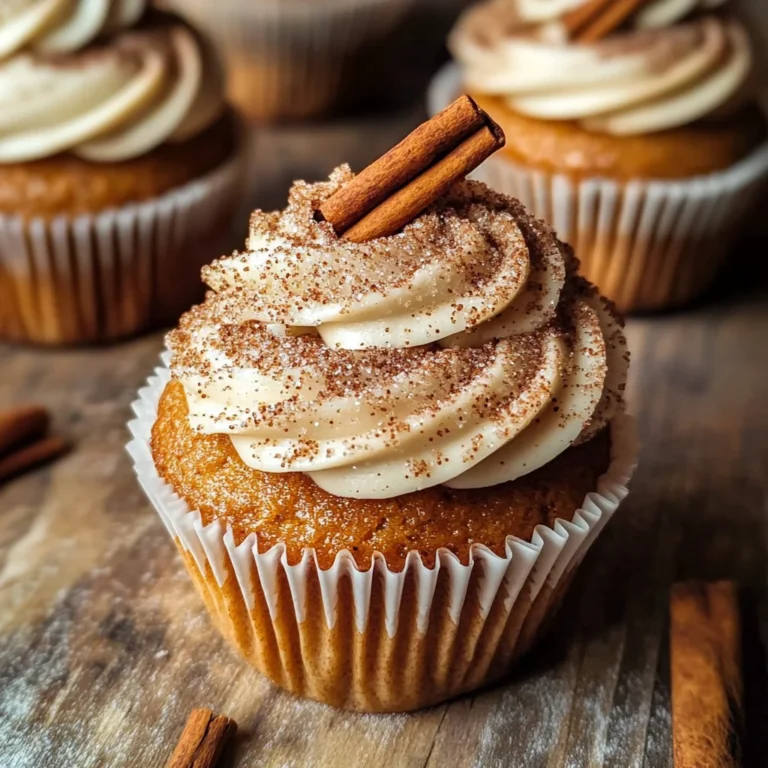Vanilla Chai Pumpkin Latte Cupcakes with Cinnamon Brown Sugar Frosting